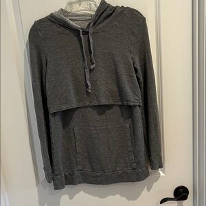 Latched Mama Gray Hoodie Sweatshirt